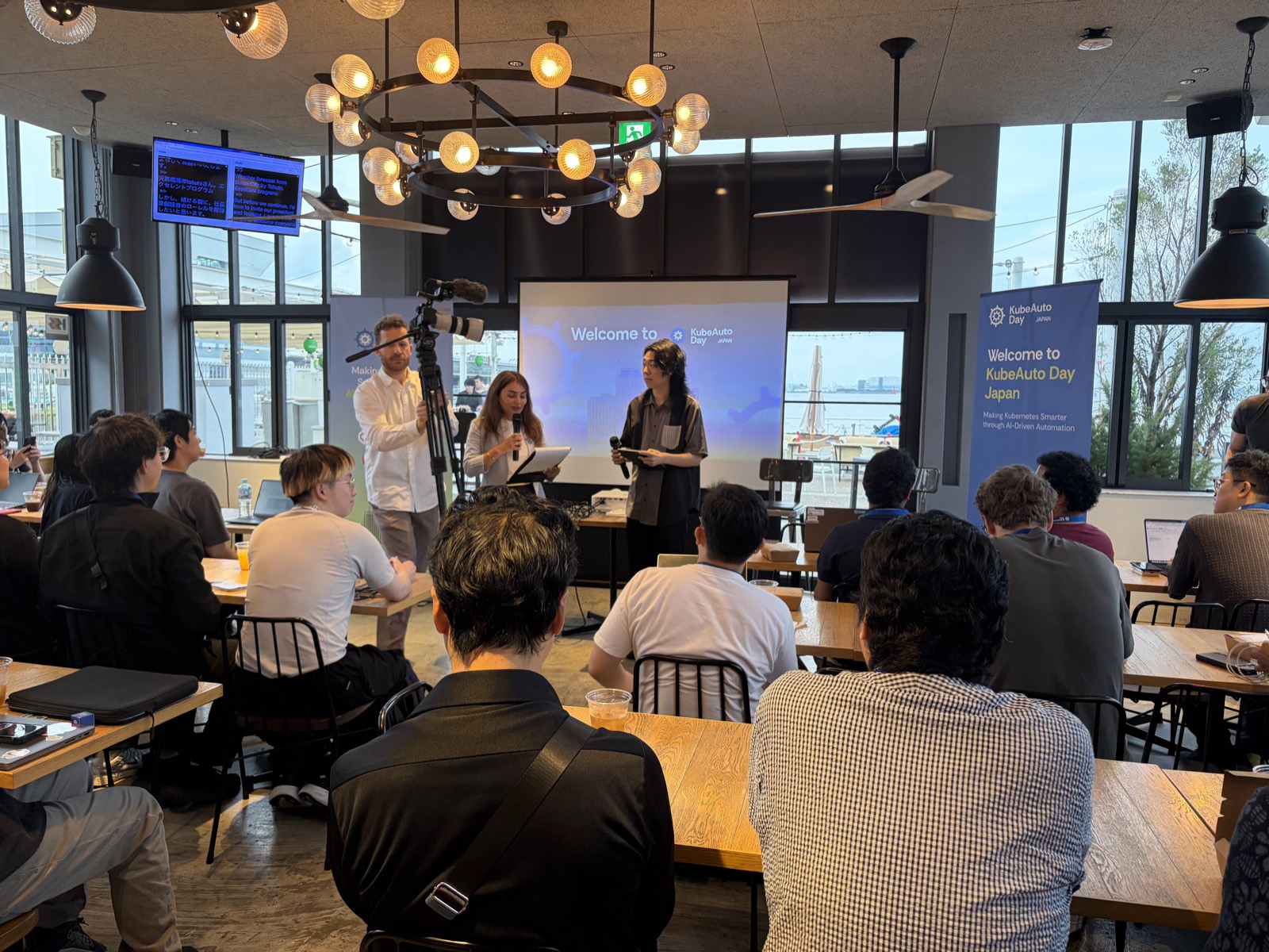 The opening of KubeAuto Day Japan, a KubeCon co-hosted event